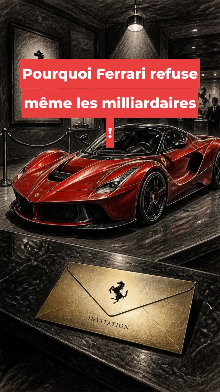 Pourquoi Ferrari refuse même les milliardaires !