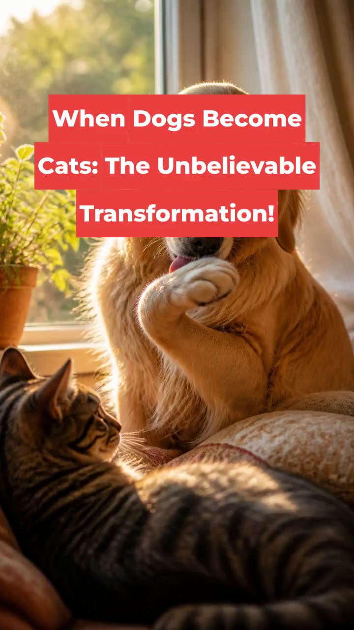 When Dogs Become Cats: The Unbelievable Transformation!
