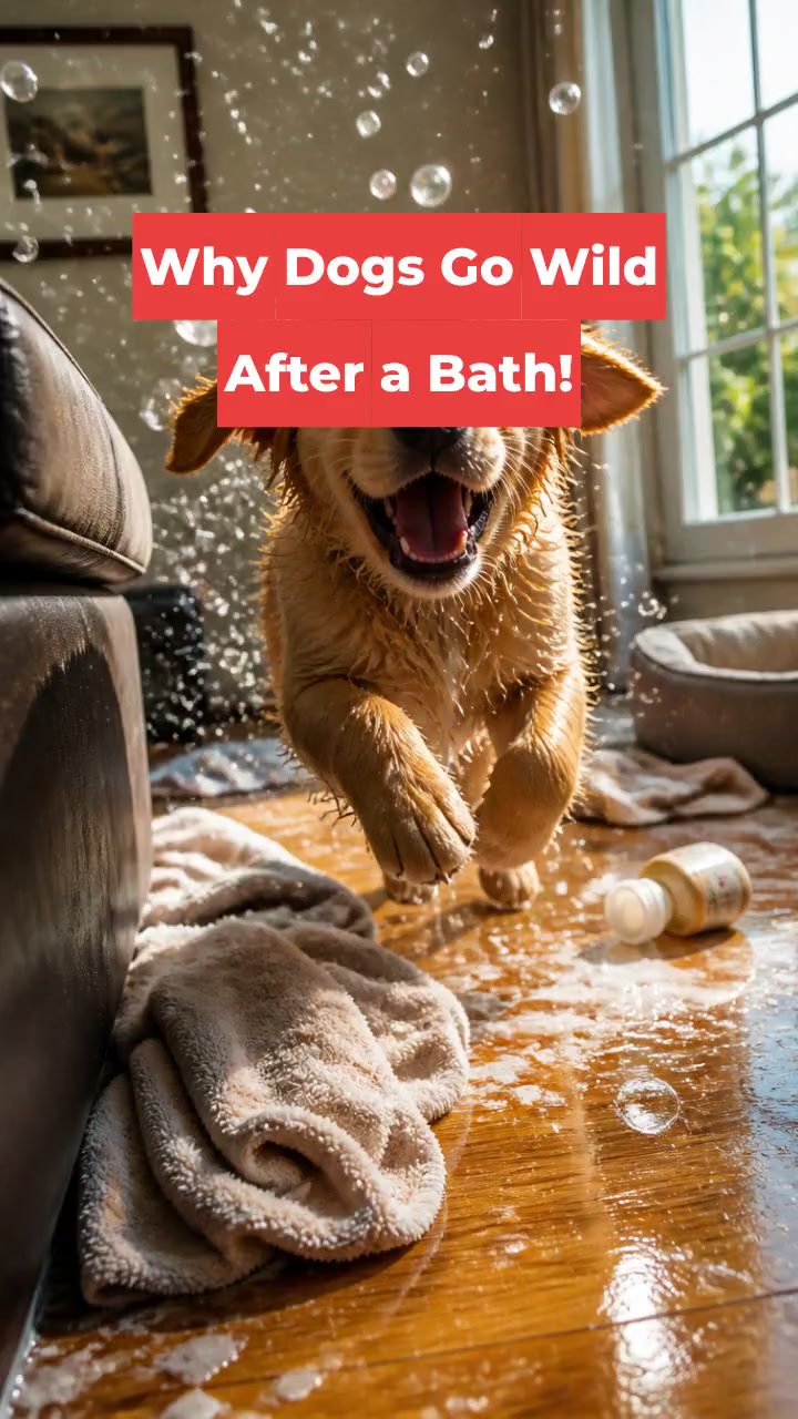 Why Dogs Go Wild After a Bath!
