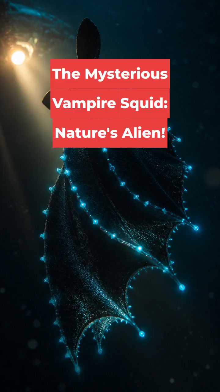 The Mysterious Vampire Squid: Nature's Alien!
