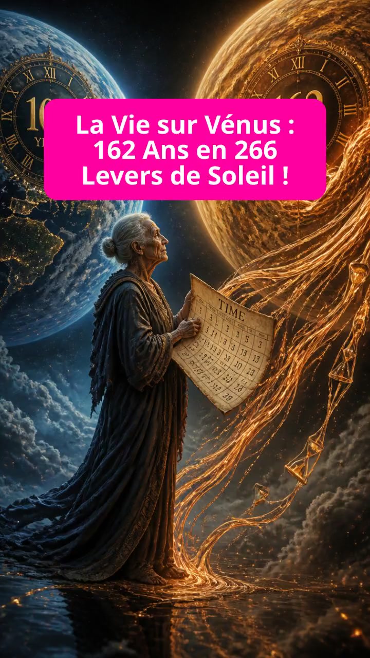 La Vie sur Vénus : 162 Ans en 266 Levers de Soleil !
