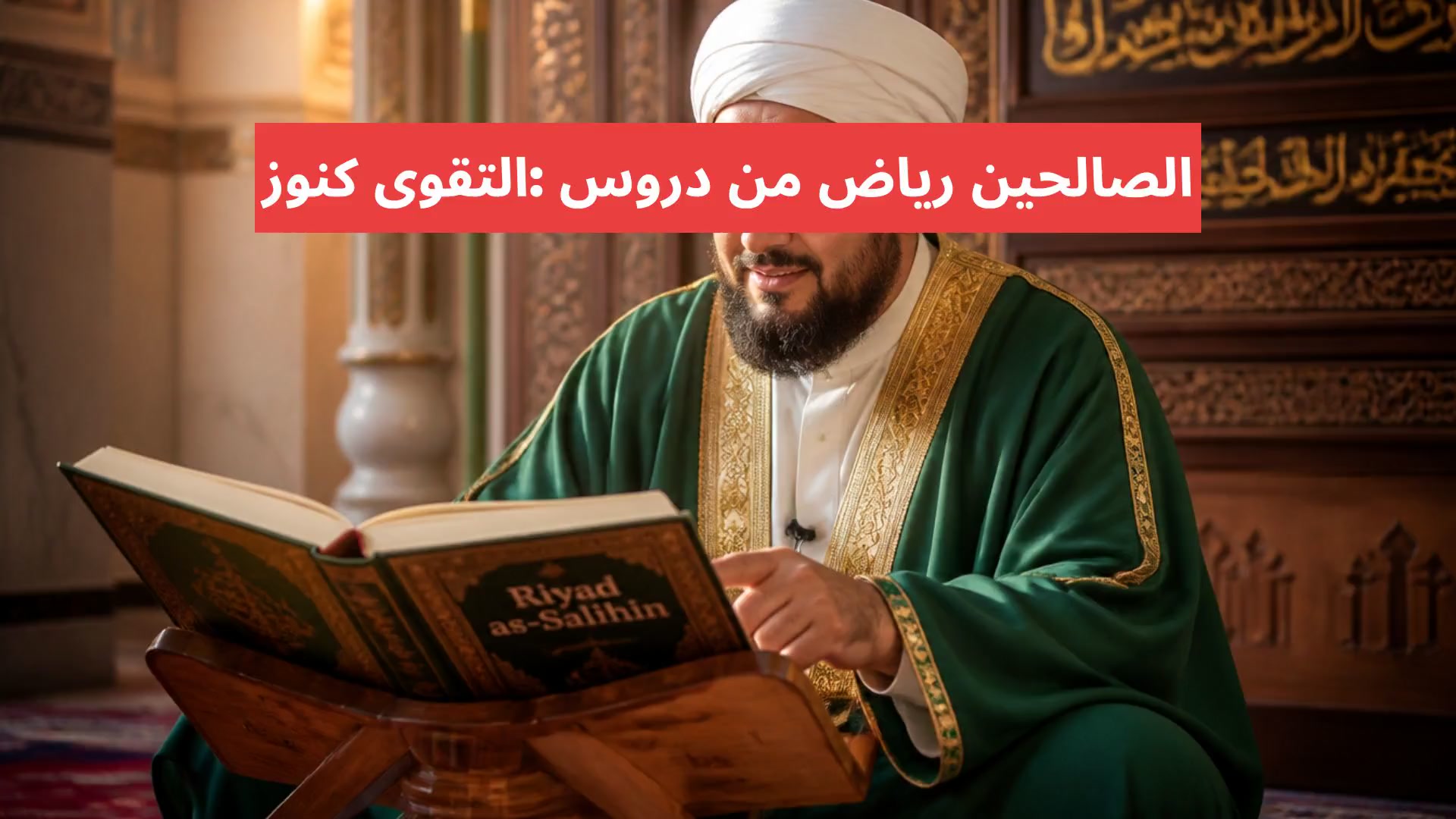 كنوز التقوى: دروس من رياض الصالحين
