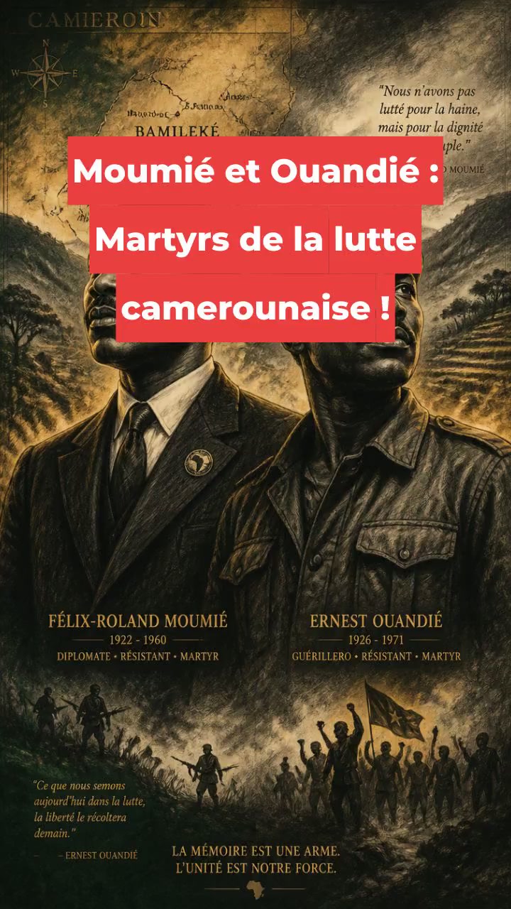 Moumié et Ouandié : Martyrs de la lutte camerounaise !