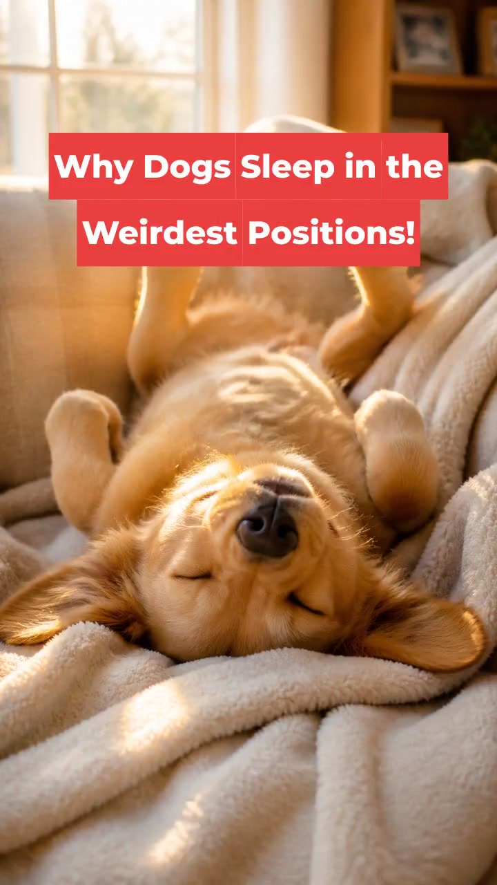 Why Dogs Sleep in the Weirdest Positions!