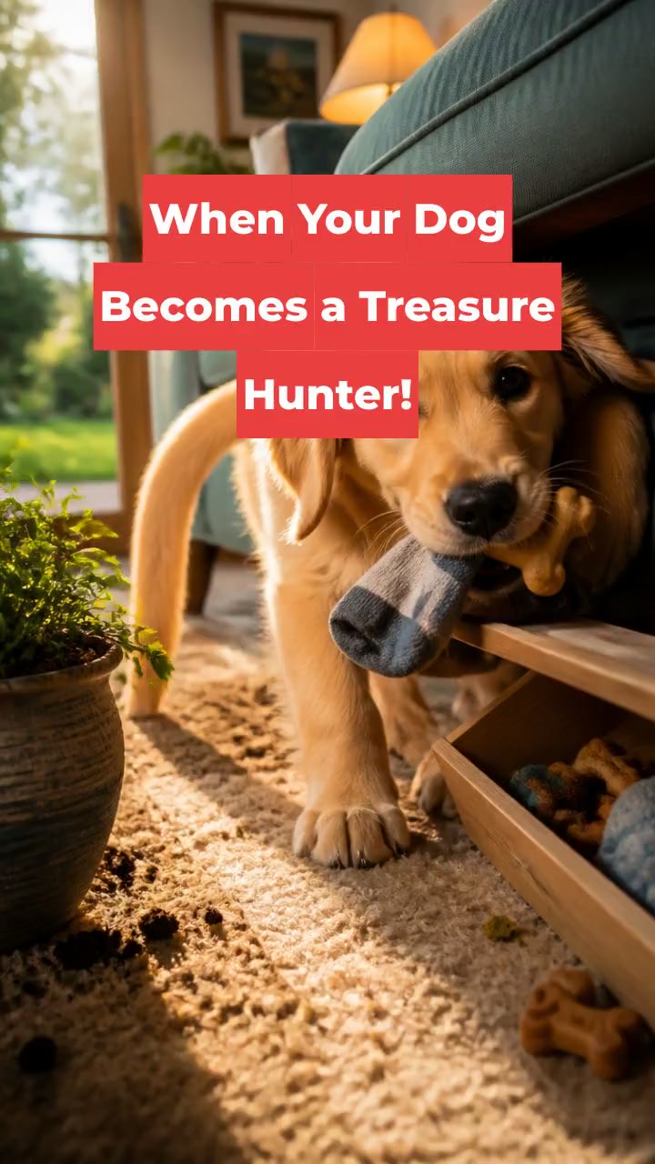 When Your Dog Becomes a Treasure Hunter!