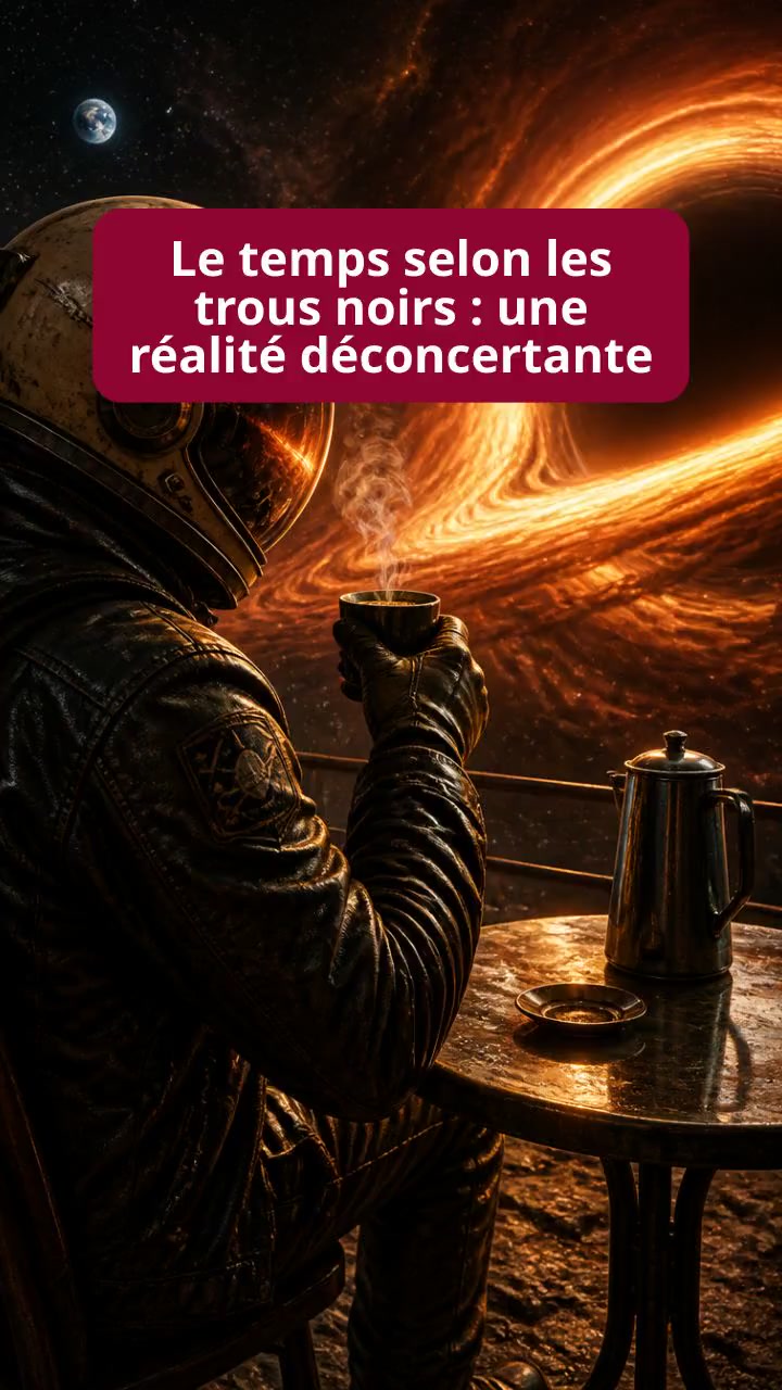 Le temps selon les trous noirs : une réalité déconcertante
