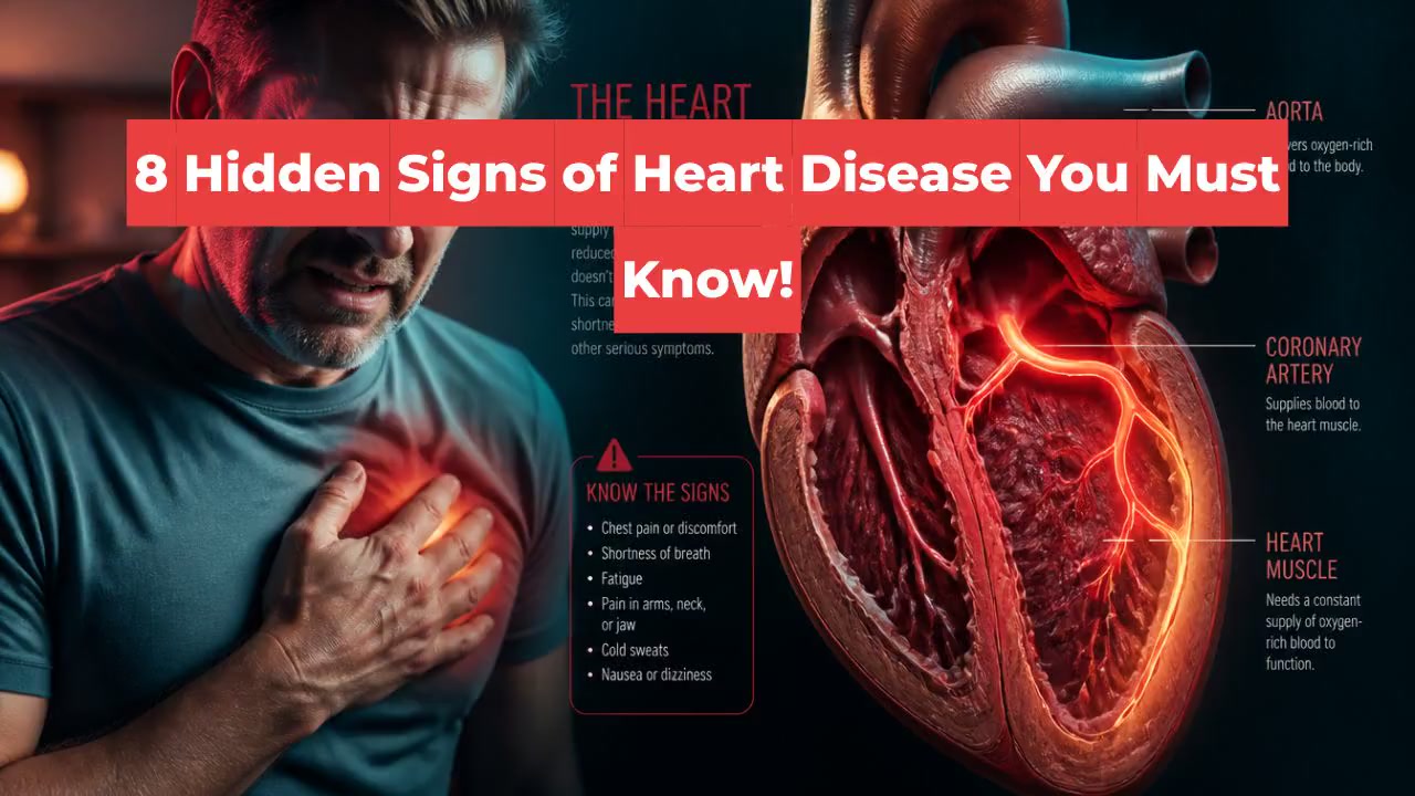 8 Hidden Signs of Heart Disease You Must Know!