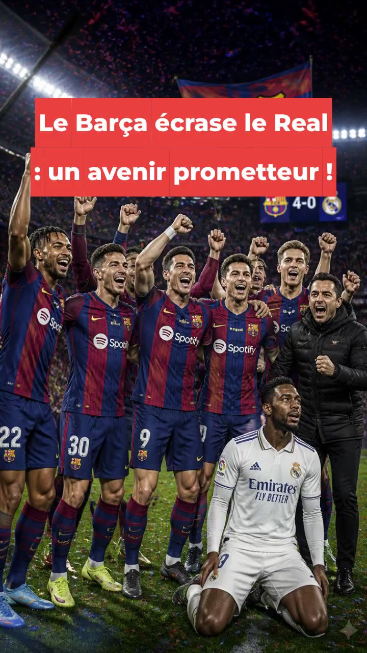 Le Barça écrase le Real : un avenir prometteur !