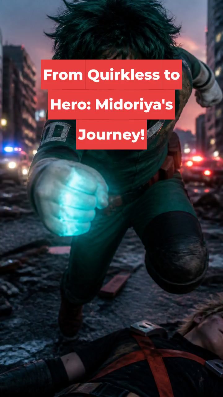 From Quirkless to Hero: Midoriya's Journey!