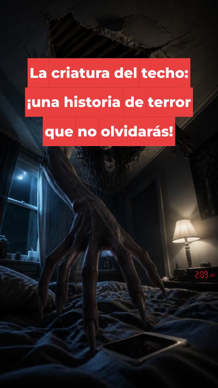 La criatura del techo: ¡una historia de terror que no olvidarás! parte 3