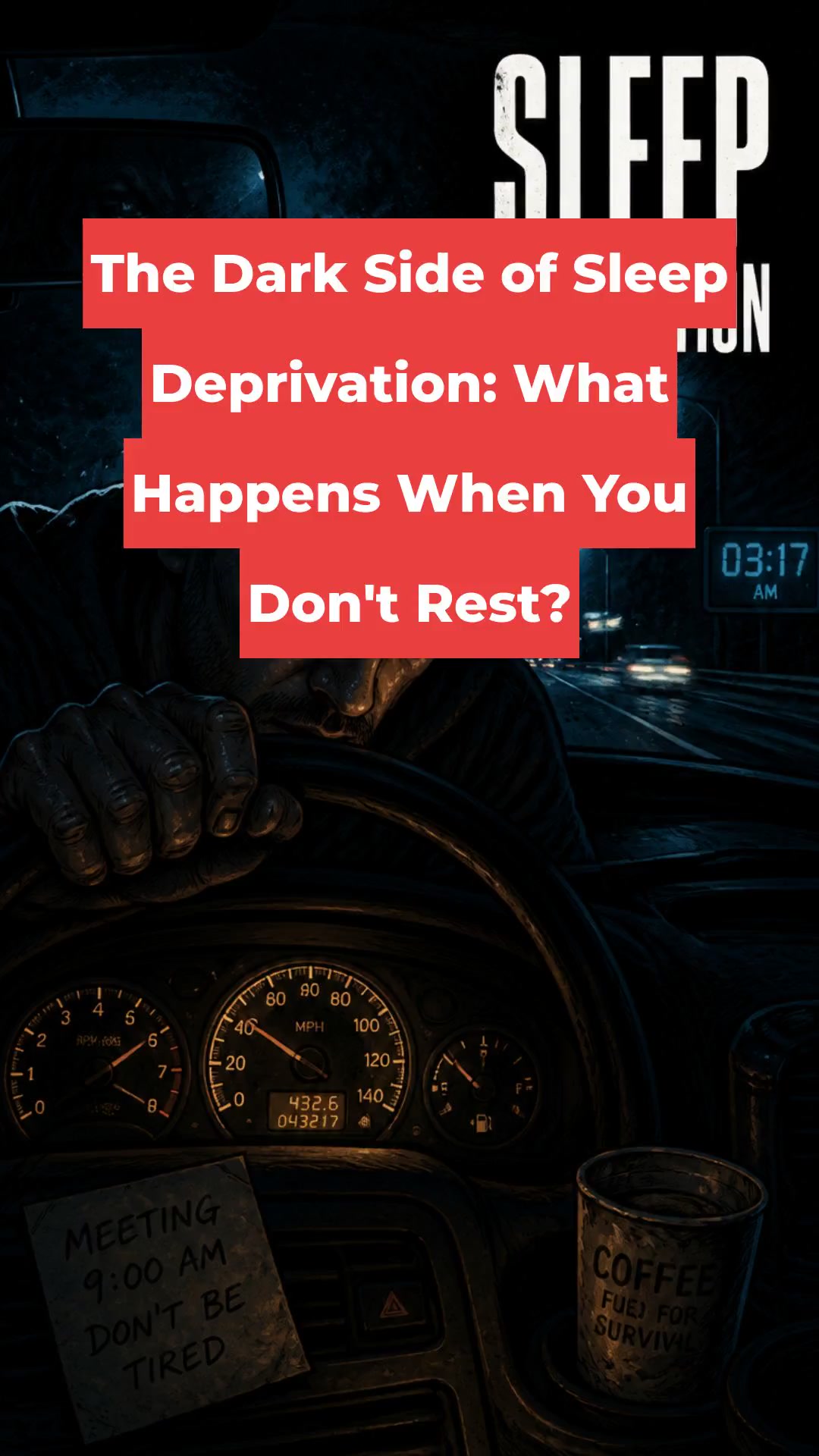 The Dark Side of Sleep Deprivation: What Happens When You Don't Rest?
