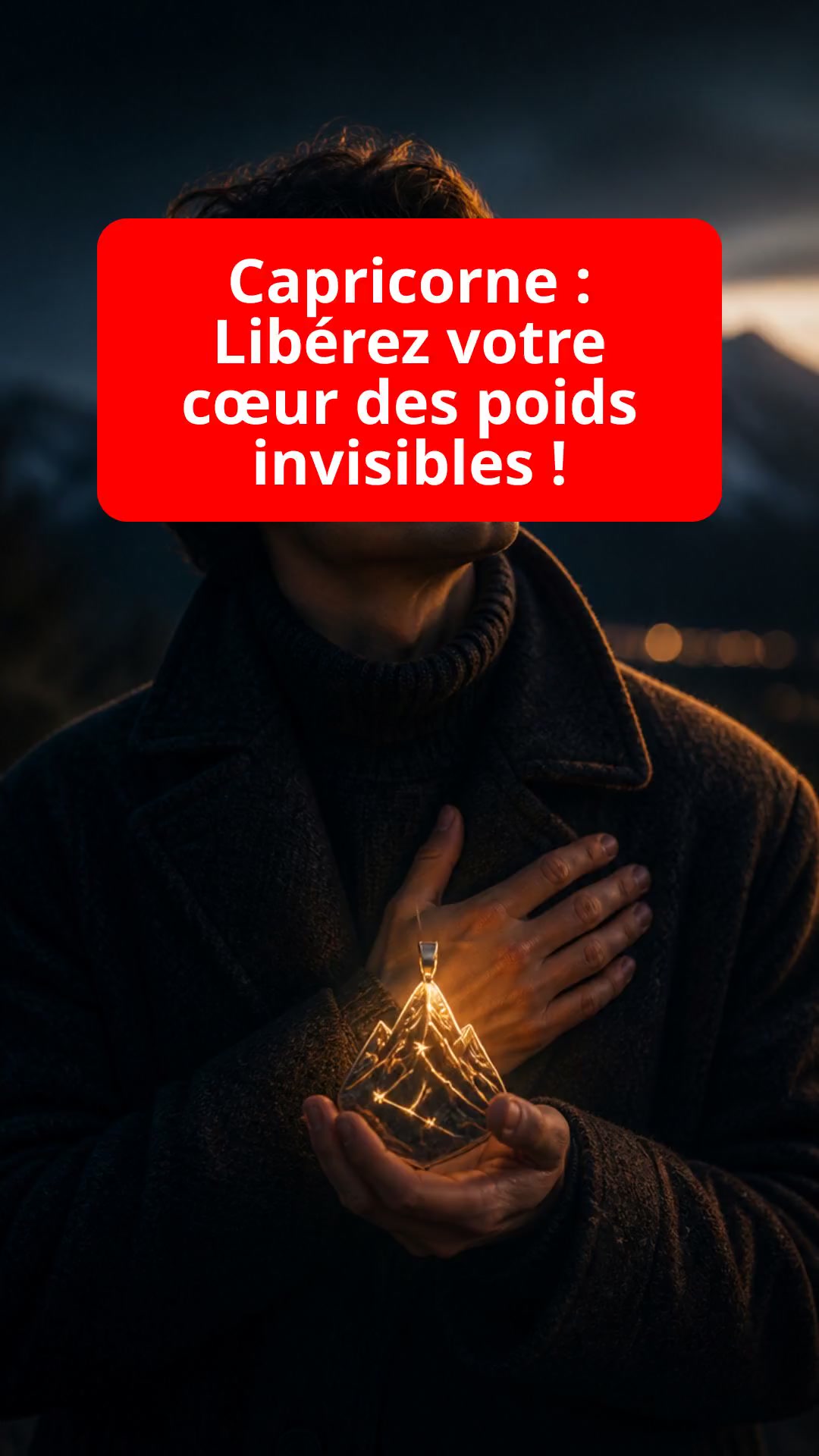 Capricorne : Libérez votre cœur des poids invisibles !