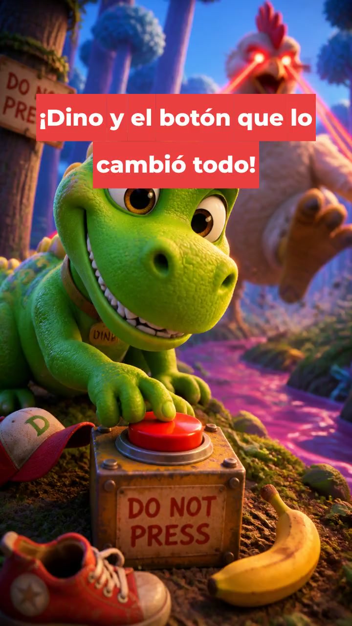 ¡Dino y el botón que lo cambió todo!