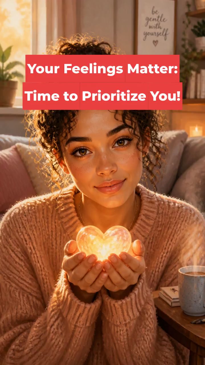 Your Feelings Matter: Time to Prioritize You!