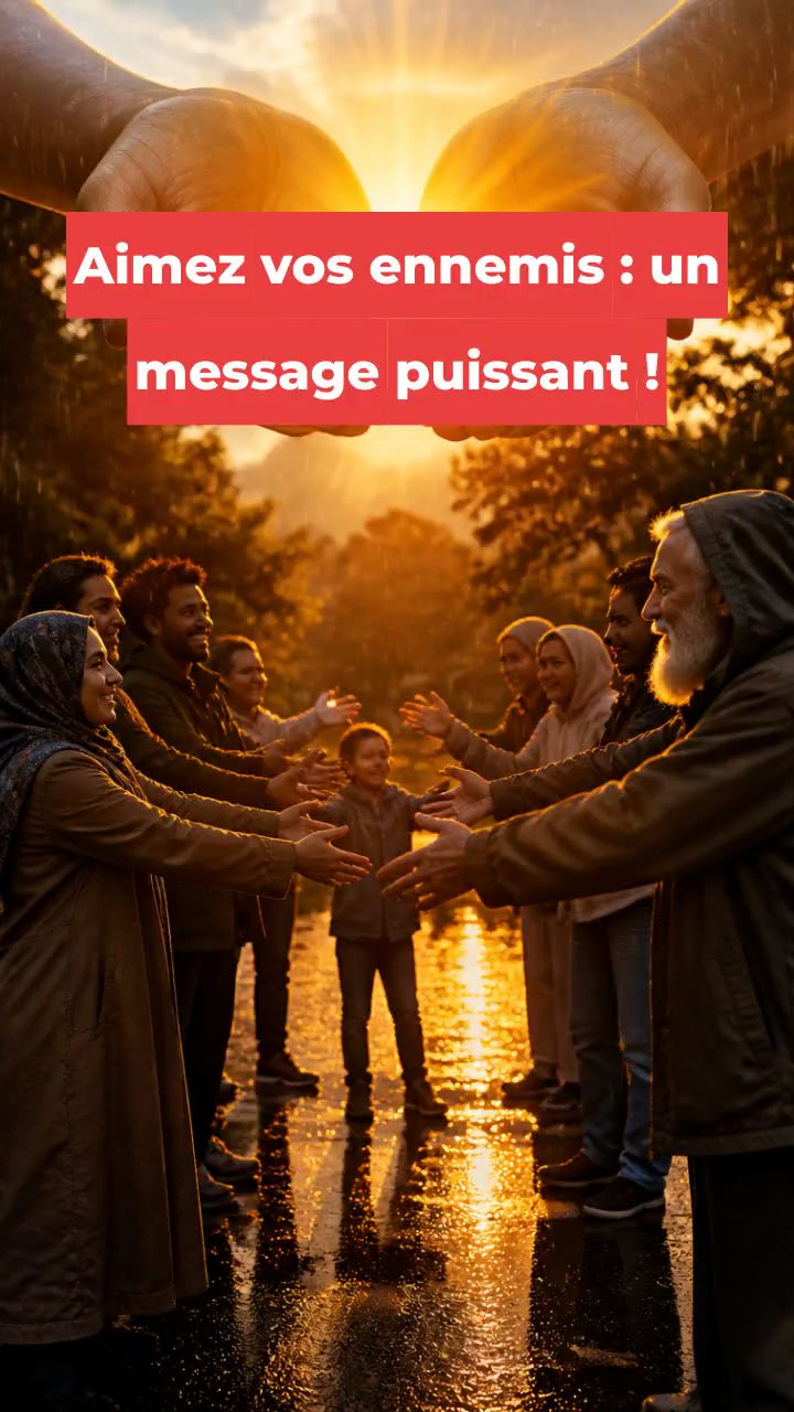 Aimez vos ennemis : un message puissant !