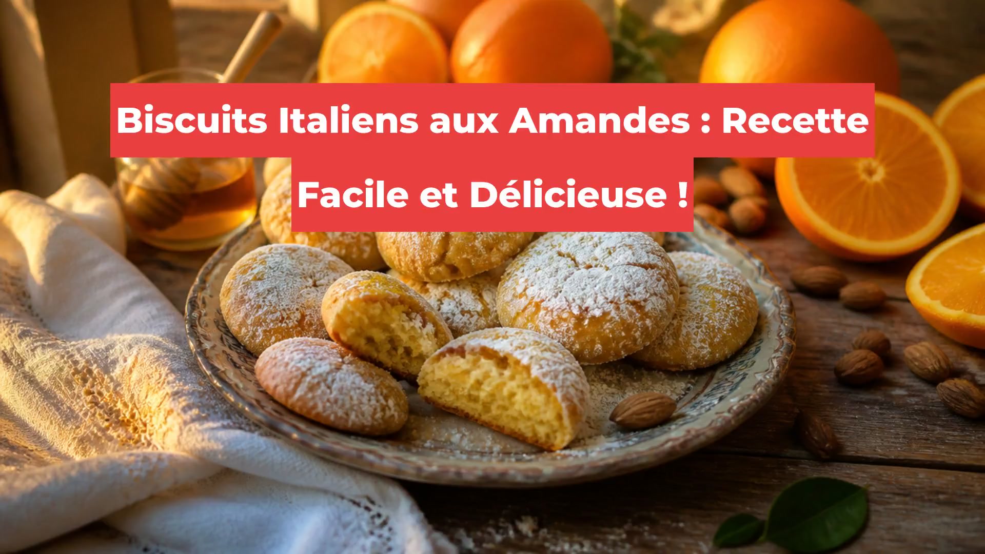 Biscuits Italiens aux Amandes : Recette Facile et Délicieuse !