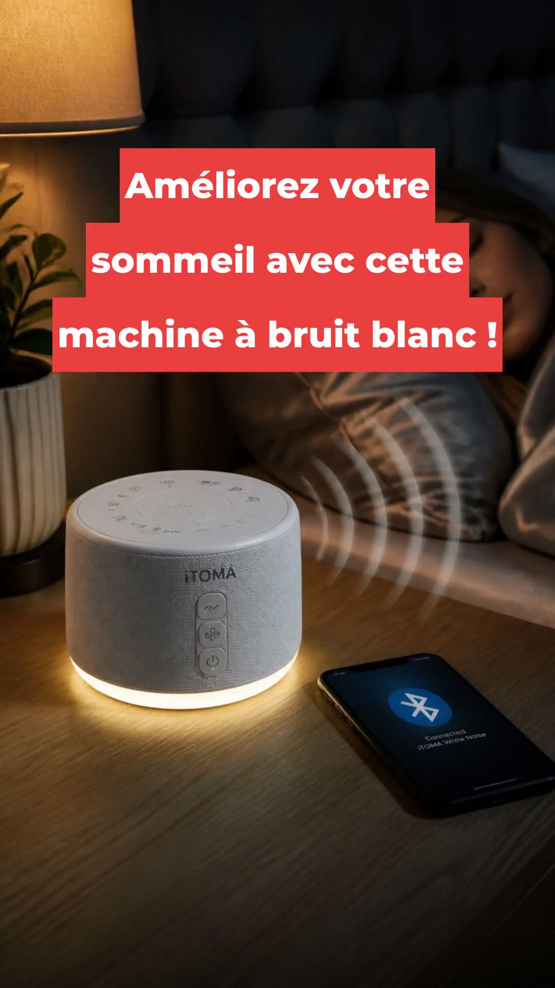Améliorez votre sommeil avec cette machine à bruit blanc !