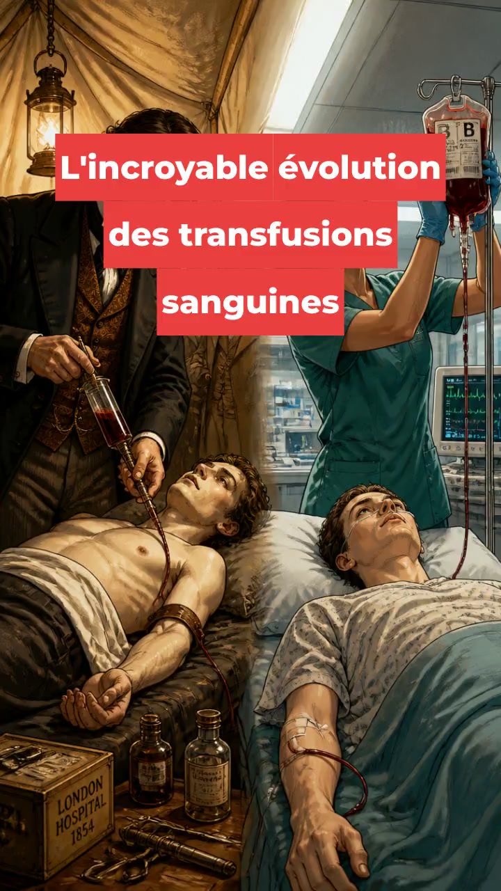 L'incroyable évolution des transfusions sanguines