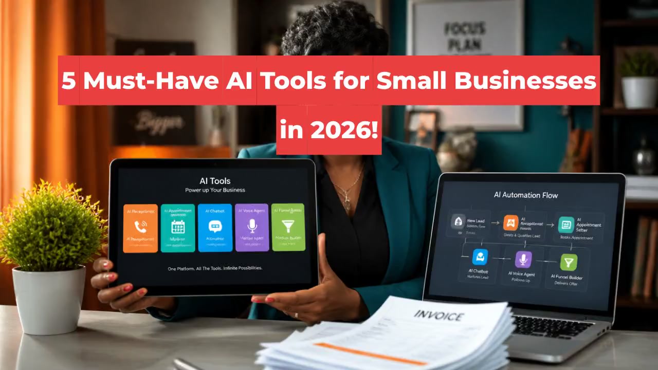 5 Must-Have AI Tools for Small Businesses in 2026!