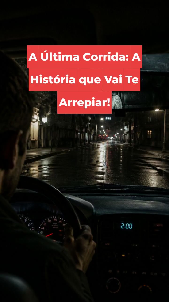 A Última Corrida: A História que Vai Te Arrepiar!