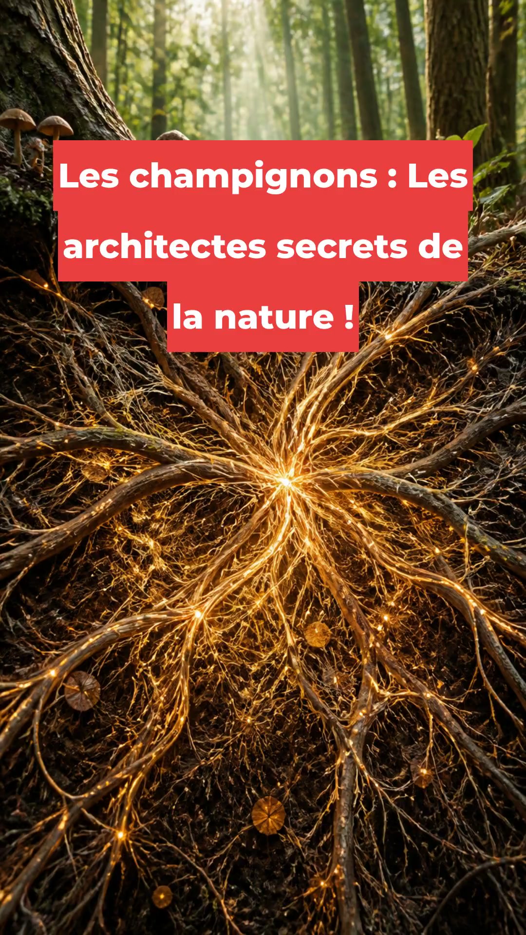 Les champignons : Les architectes secrets de la nature !