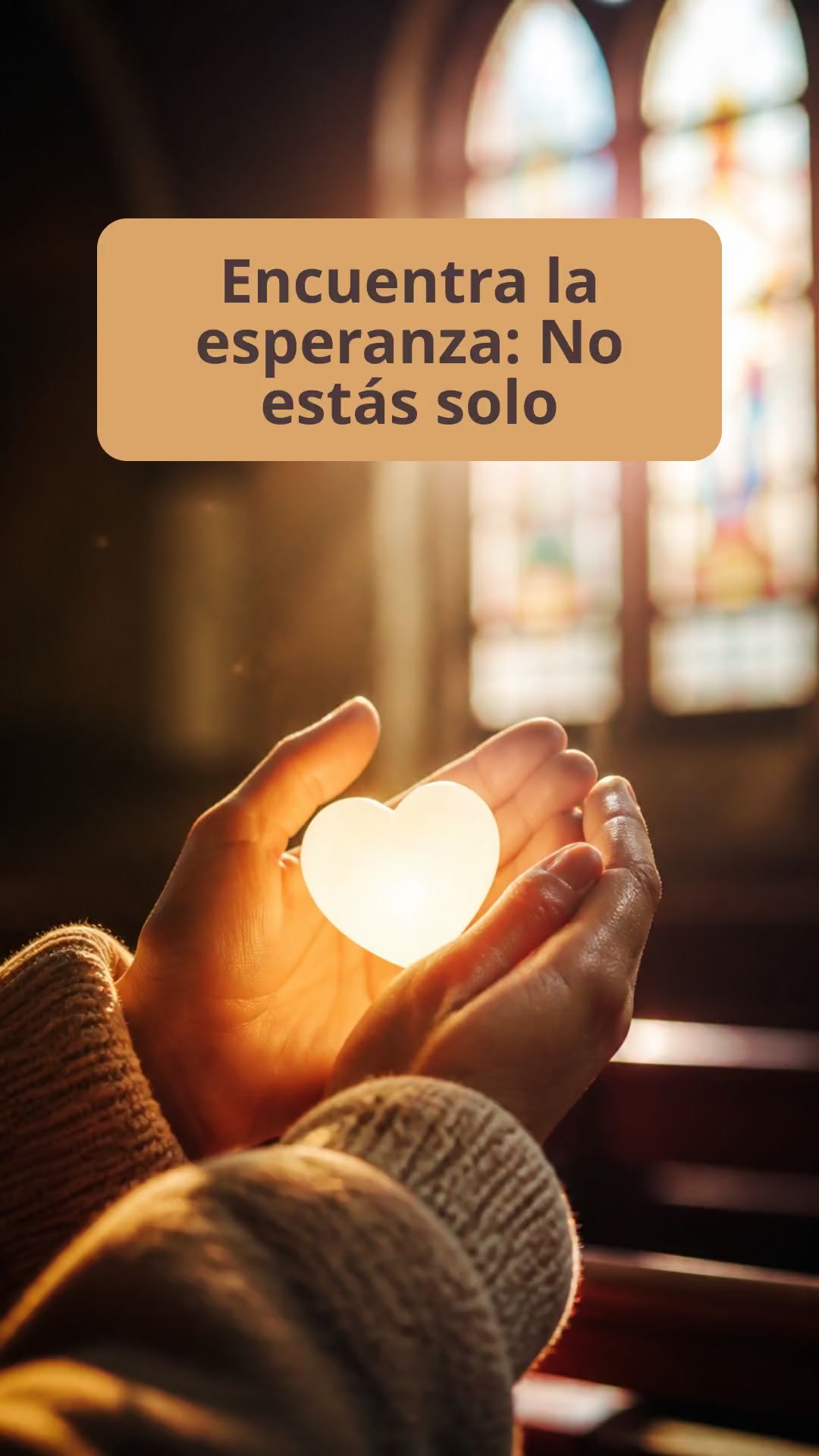 Encuentra la esperanza: No estás solo