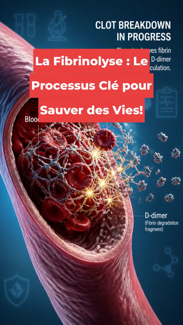 La Fibrinolyse : Le Processus Clé pour Sauver des Vies!