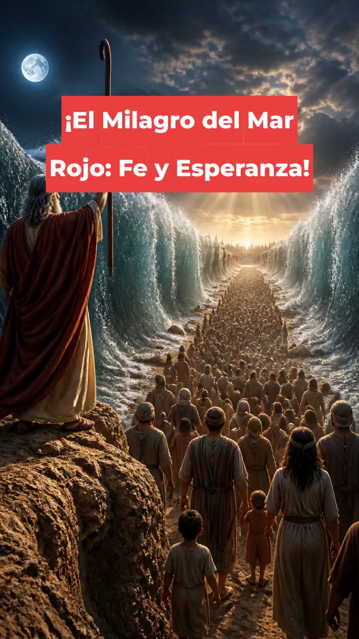 ¡El Milagro del Mar Rojo: Fe y Esperanza!