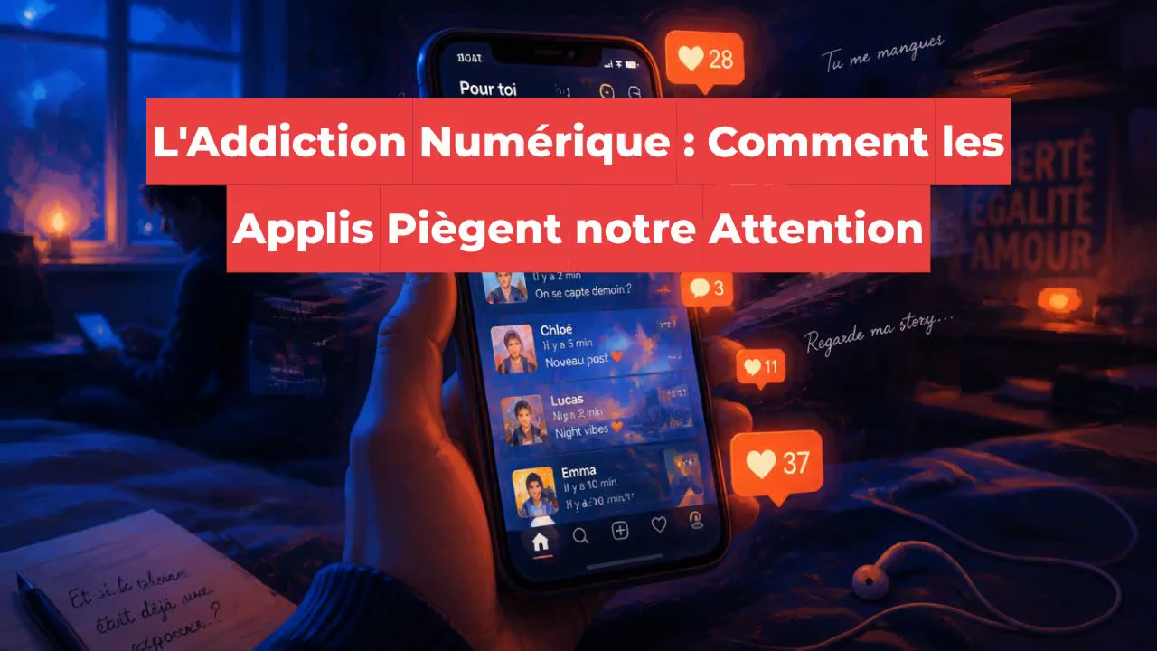 L'Addiction Numérique : Comment les Applis Piègent notre Attention