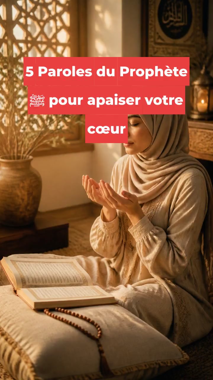 5 paroles du Prophète pour apaiser l’esprit