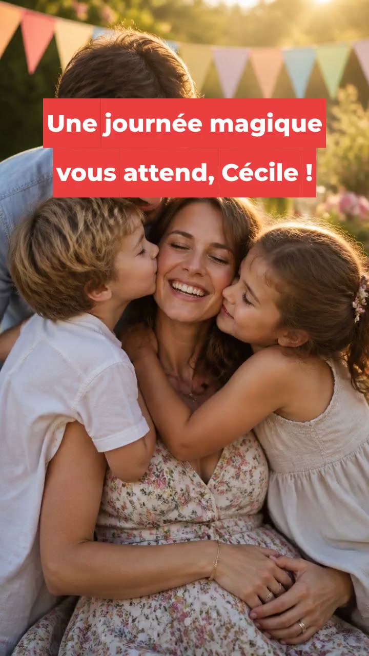 Une journée magique vous attend, Cécile !