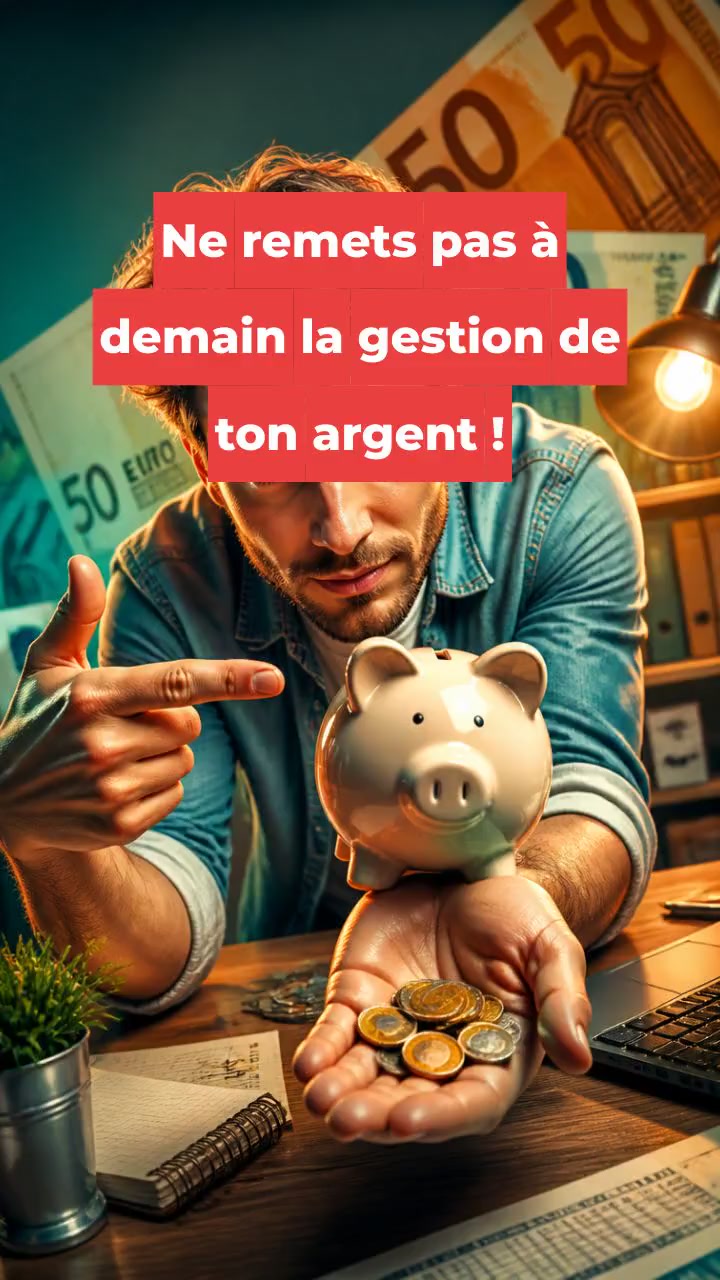 Ne remets pas à demain la gestion de ton argent !