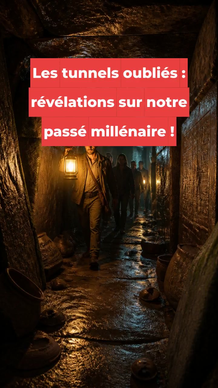 Les tunnels oubliés : révélations sur notre passé millénaire !