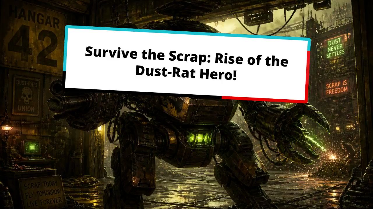 Survive the Scrap: Rise of the Dust-Rat Hero!