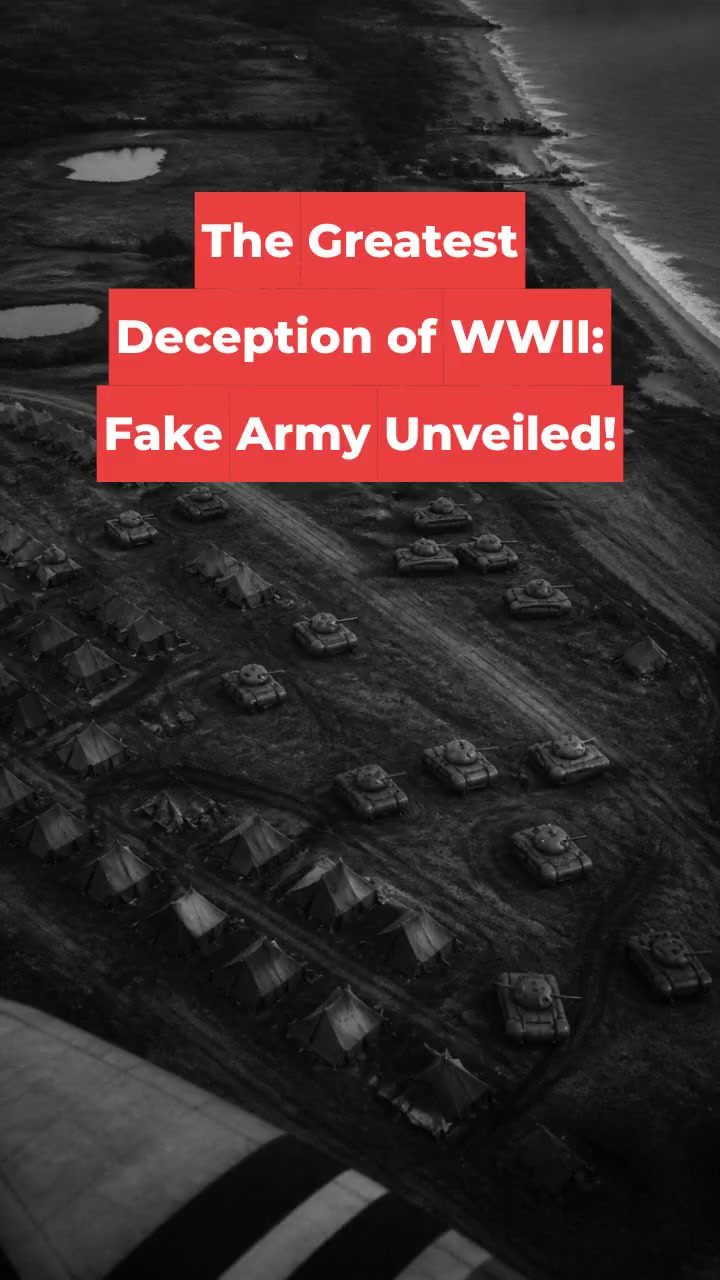 The Greatest Deception of WWII: Fake Army Unveiled!