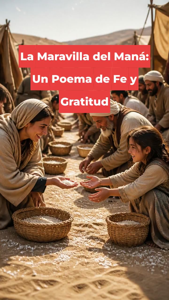 La Maravilla del Maná: Un Poema de Fe y Gratitud