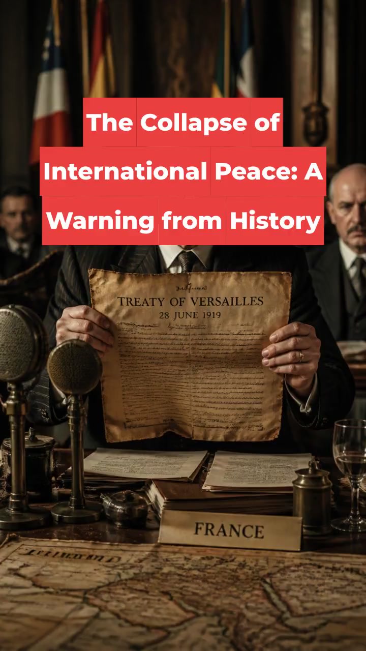 The Collapse of International Peace: A Warning from History