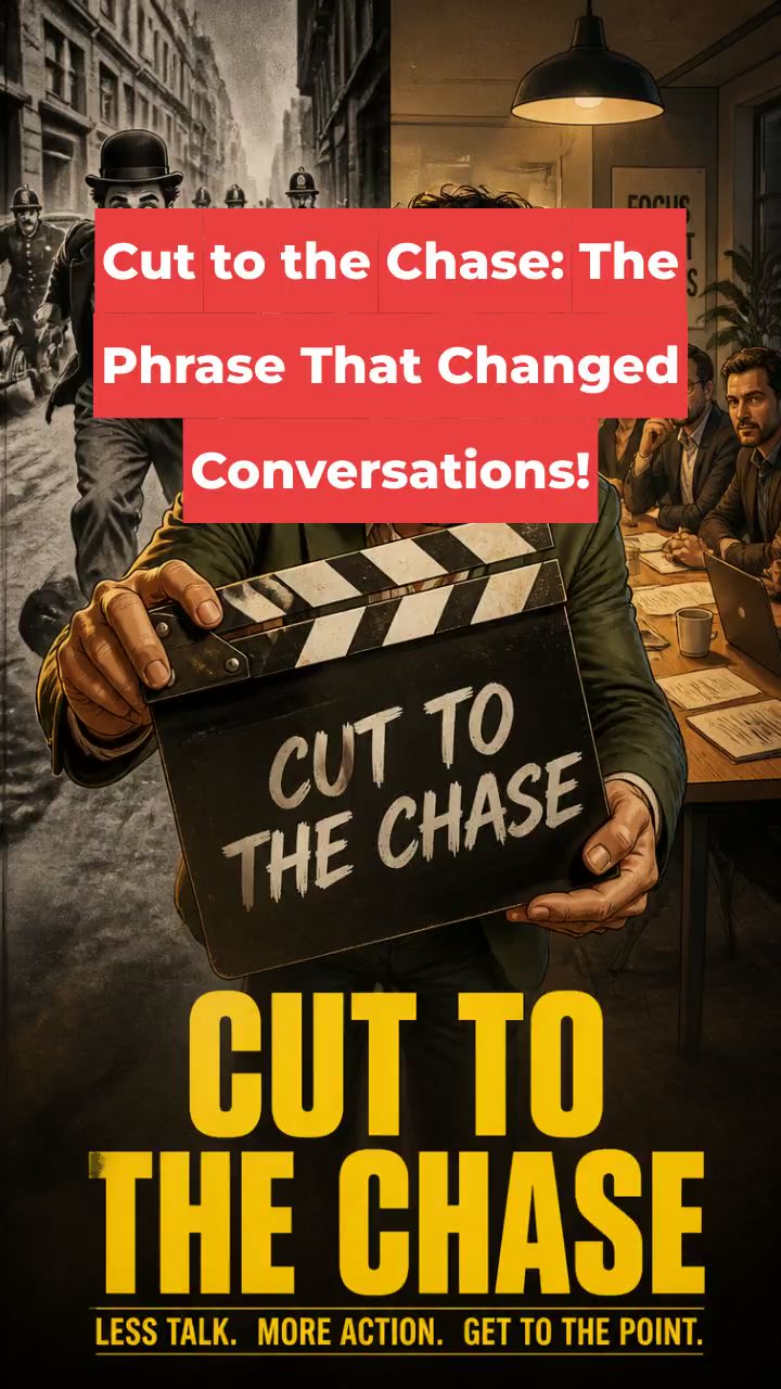 Cut to the Chase: The Phrase That Changed Conversations!