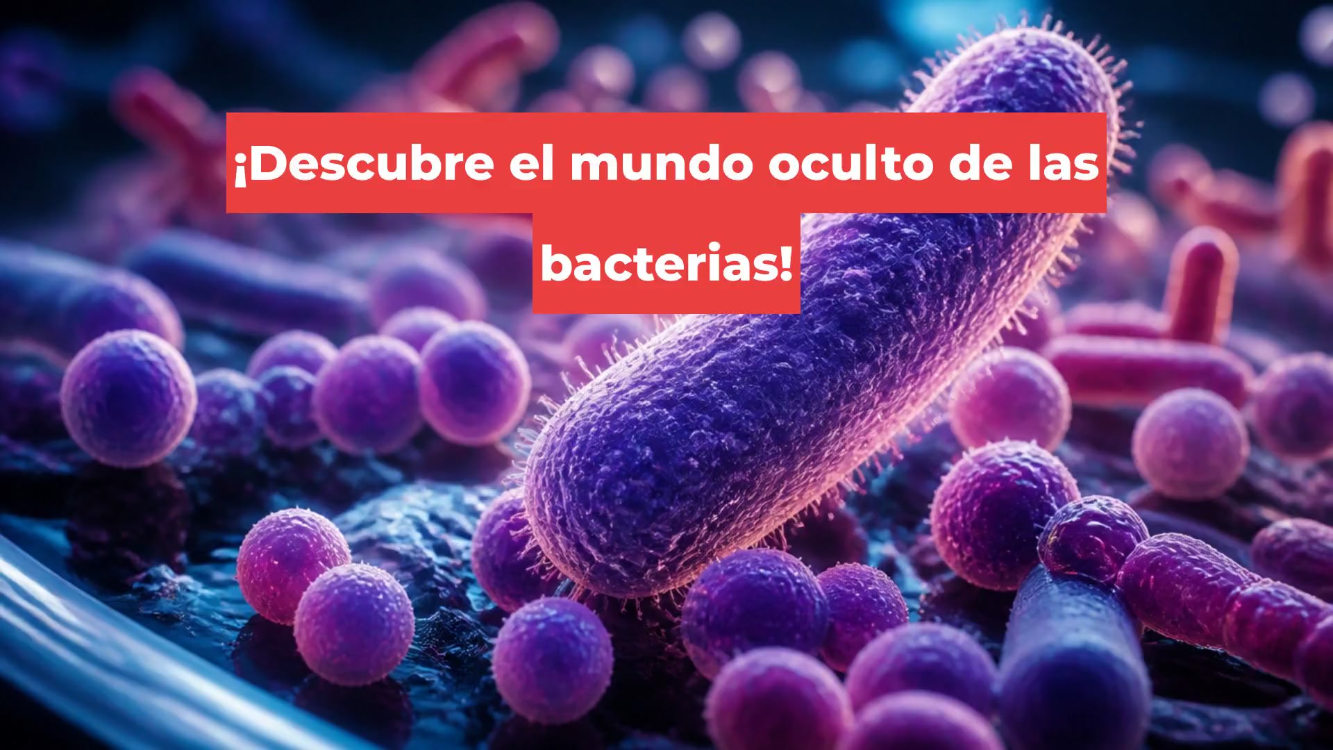 ¡Descubre el mundo oculto de las bacterias!