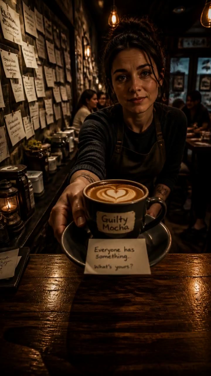 Sip Secrets: A Café of Confessions