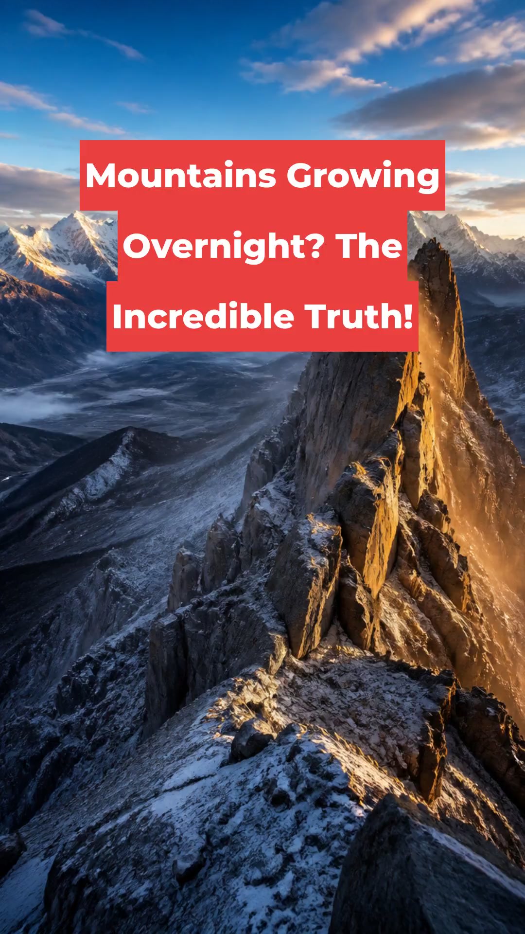 Mountains Growing Overnight? The Incredible Truth!