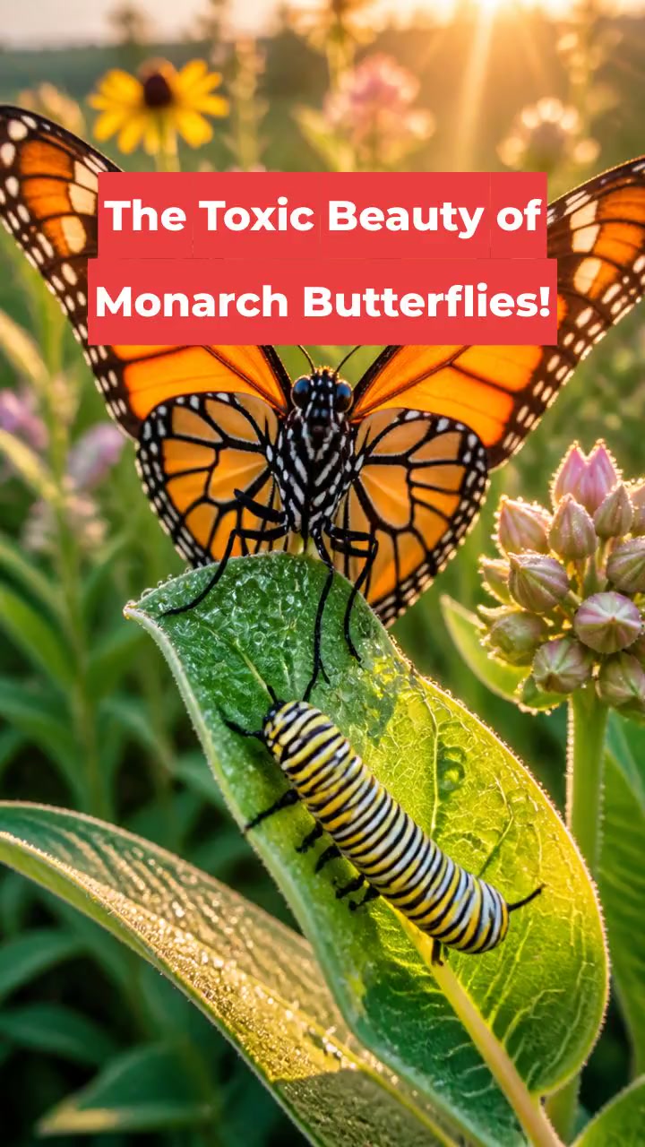 The Toxic Beauty of Monarch Butterflies!