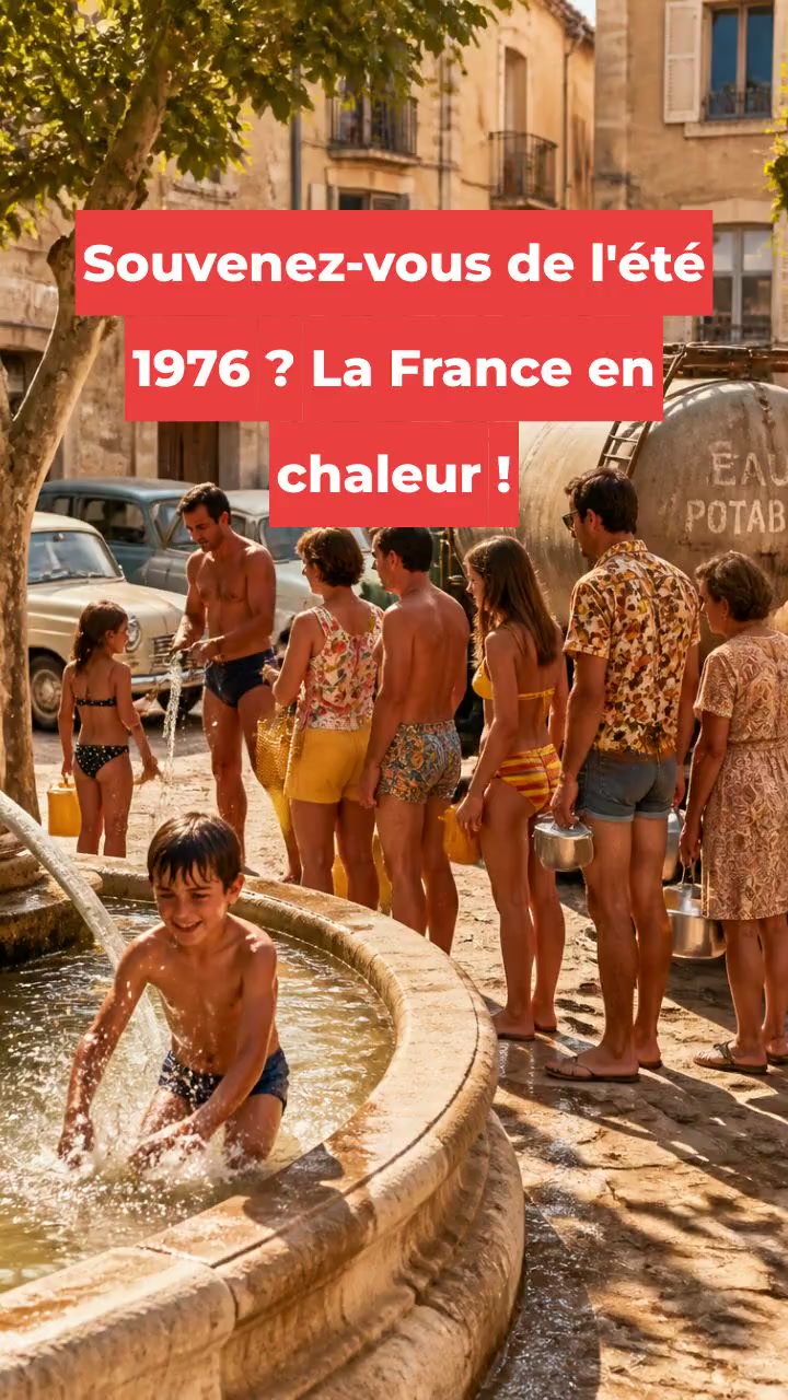 Souvenez-vous de l'été 1976 ? La France en chaleur !