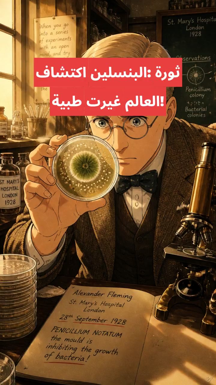 اكتشاف البنسلين: ثورة طبية غيرت العالم!