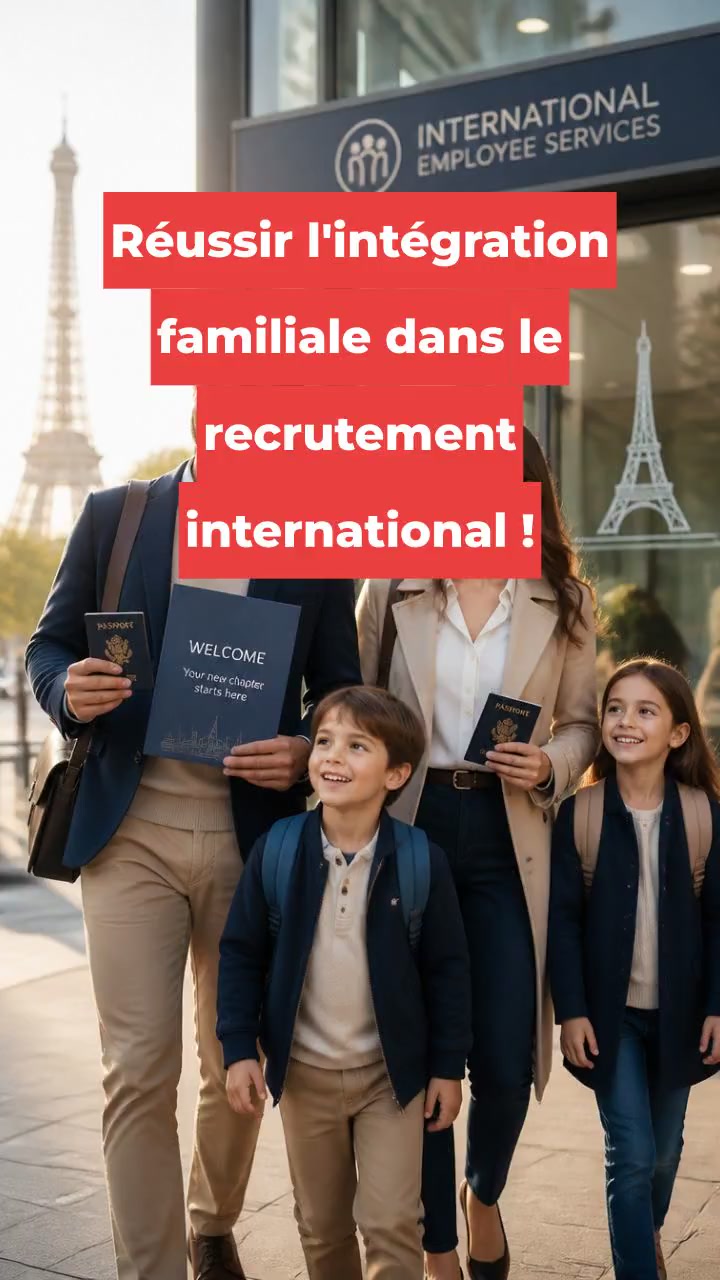 Réussir l'intégration familiale dans le recrutement international !