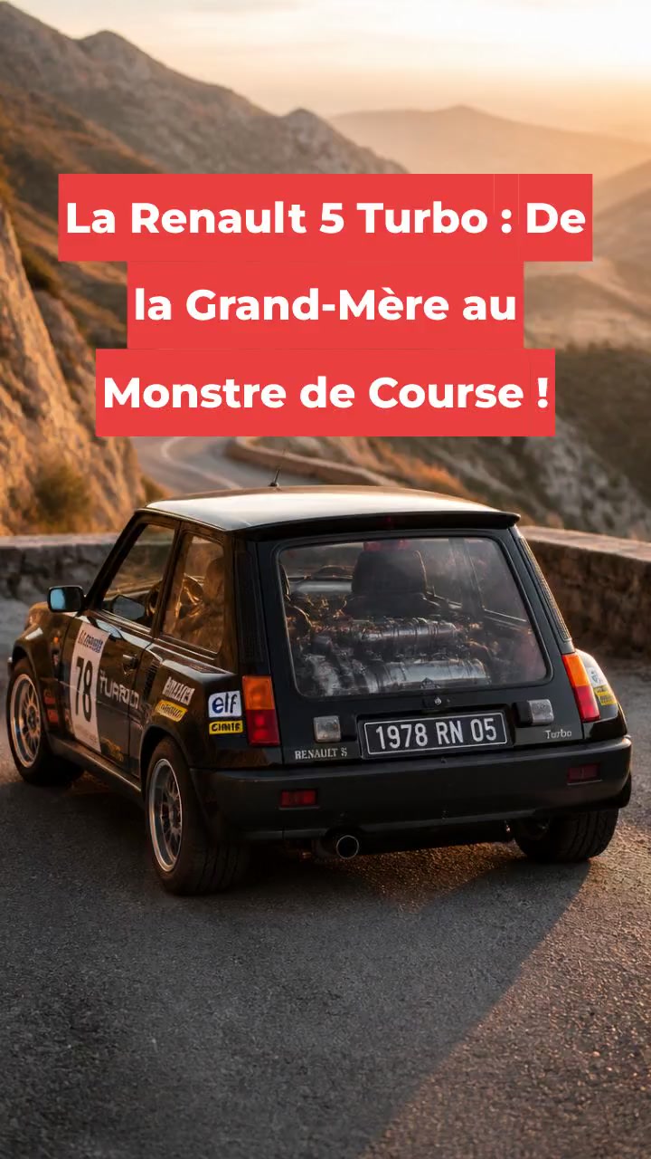 La Renault 5 Turbo : De la Grand-Mère au Monstre de Course !