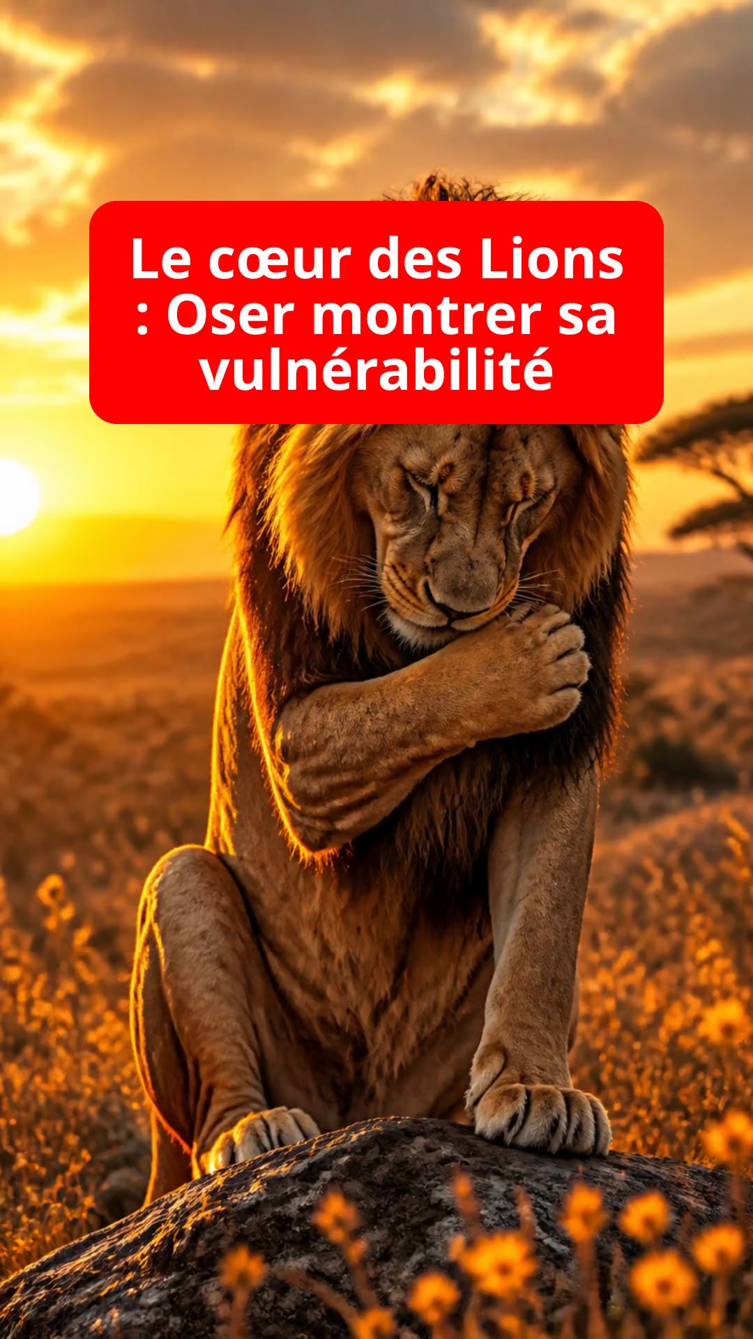 Le cœur des Lions : Oser montrer sa vulnérabilité