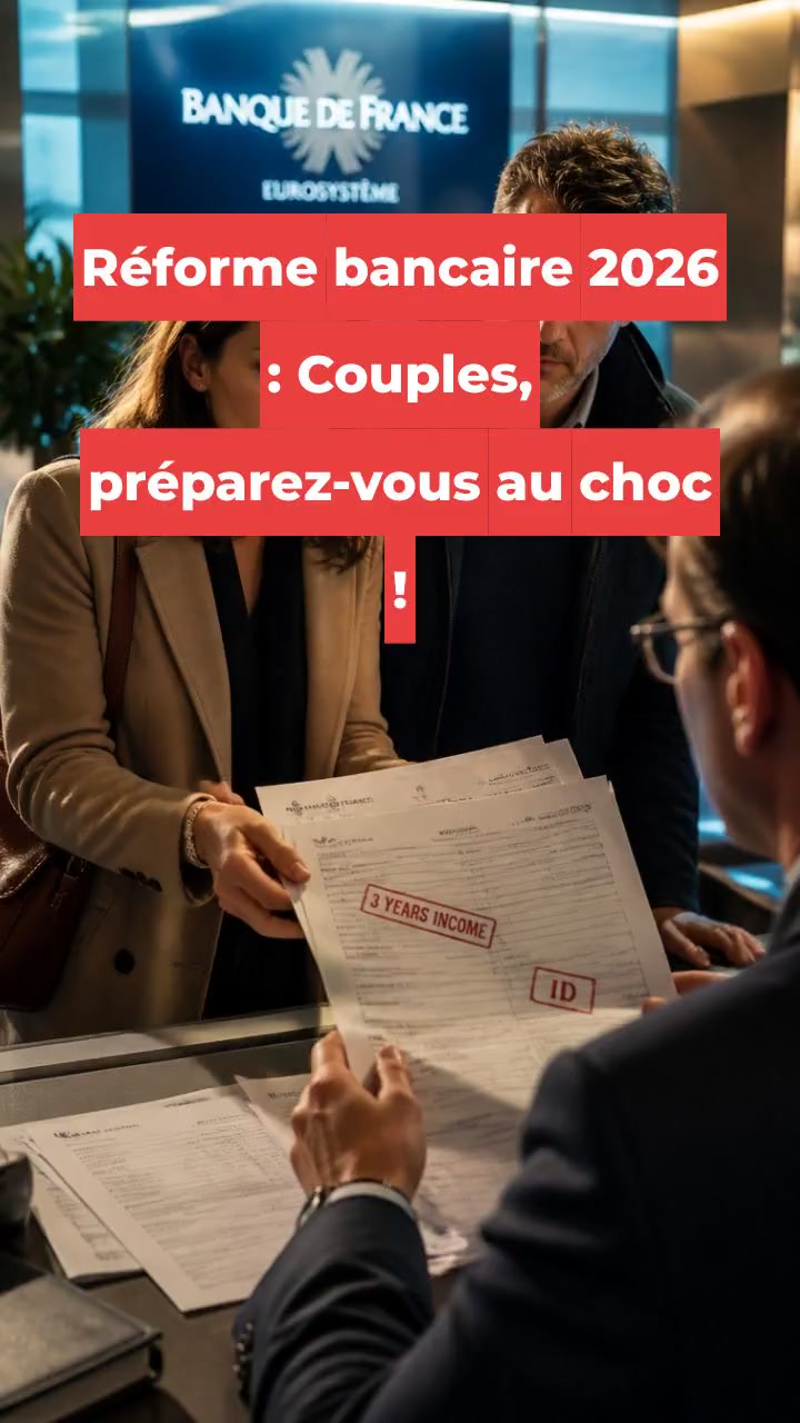 Réforme bancaire 2026 : Couples, préparez-vous au choc !