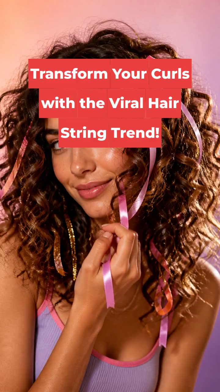 Transform Your Curls with the Viral Hair String Trend! - Vexub