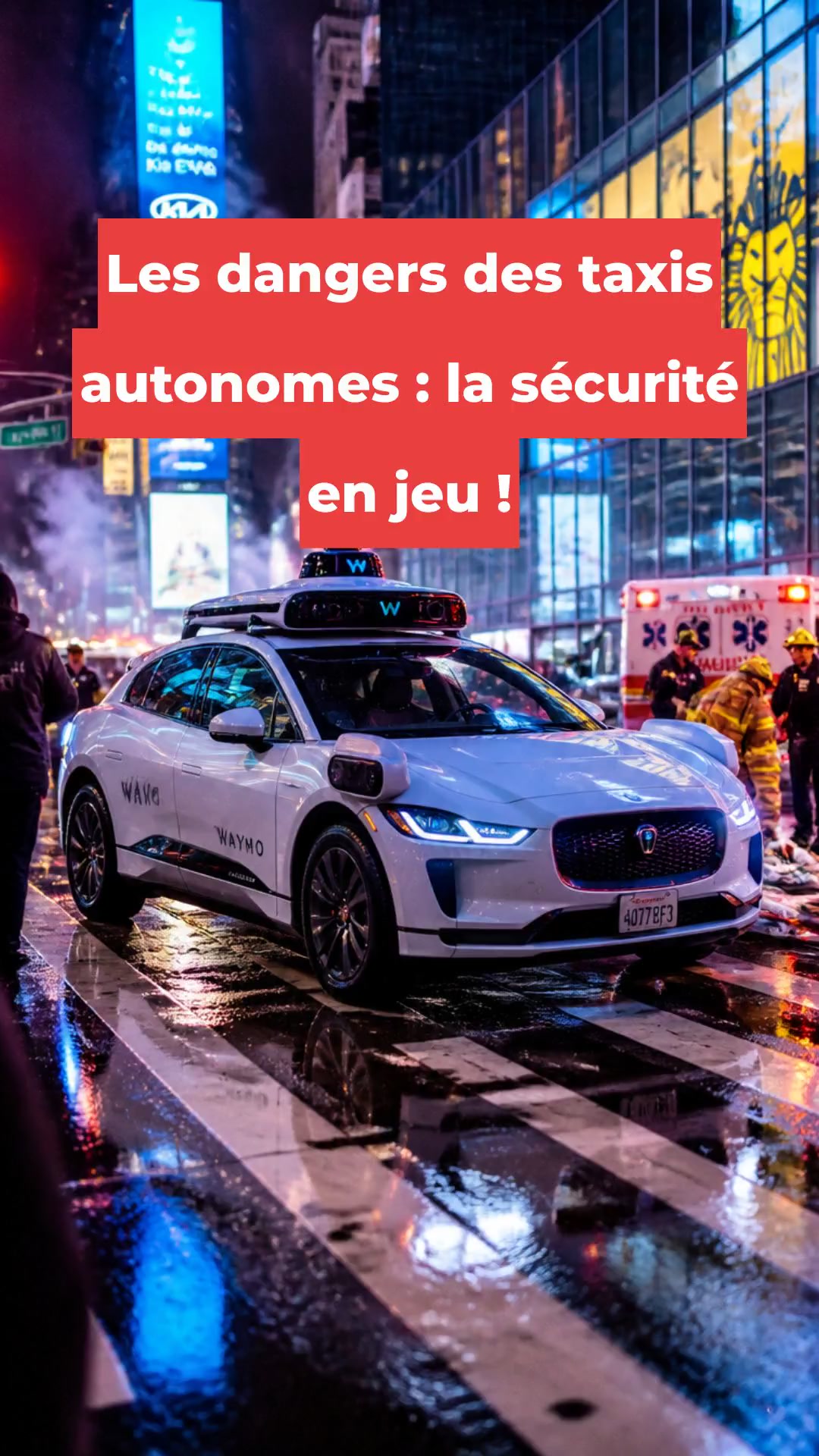 Les dangers des taxis autonomes : la sécurité en jeu !